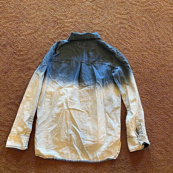 7 For All Mankind Ombré Denim Shirt - Picture 4 of 4